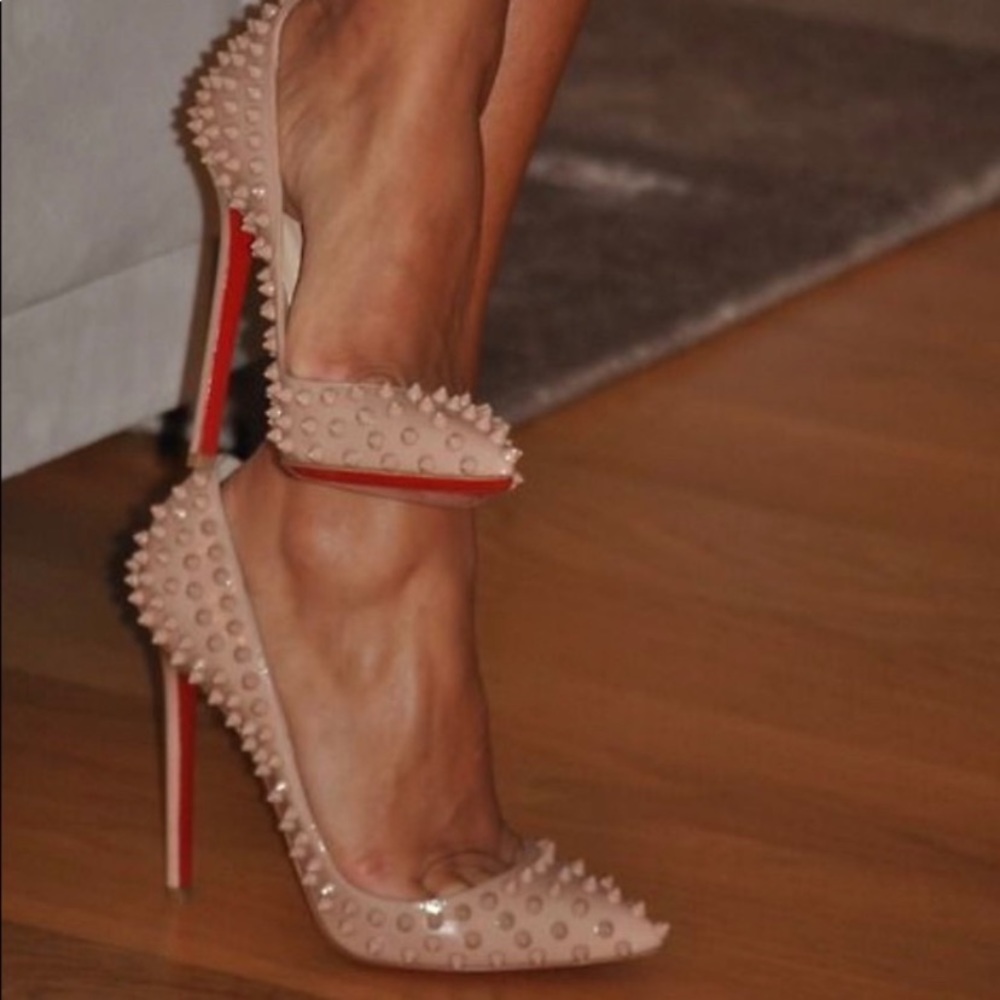 Christian Louboutin Pigalle Spikes 120 Patent